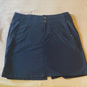 Royal Robbins Black Skirt with Button Detail
